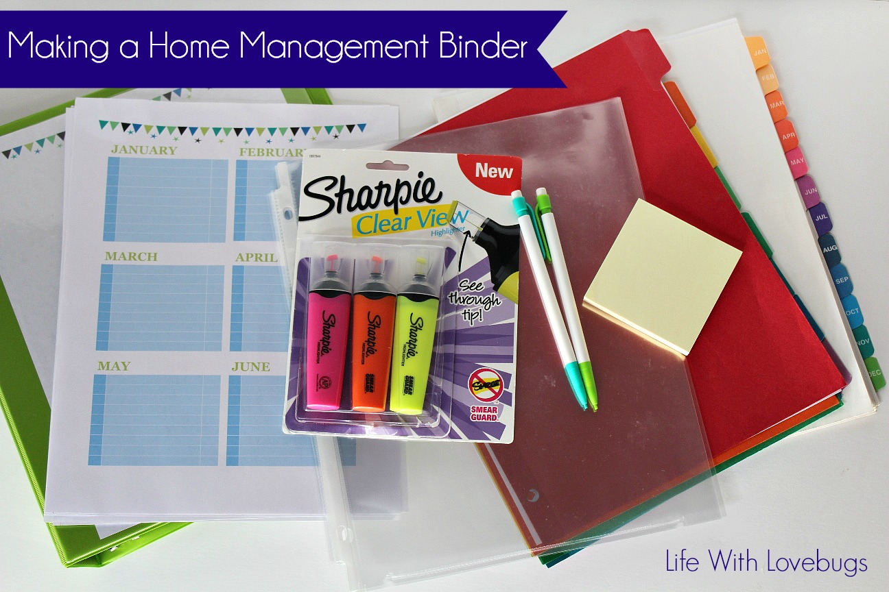 Making A Home Management Binder