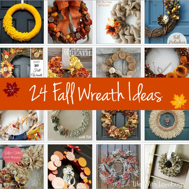24 Fall Wreath Ideas