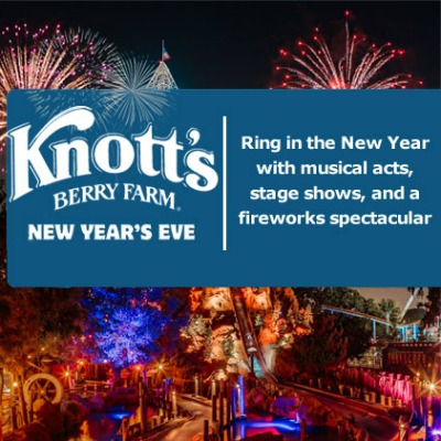 Knotts Berry Farm New Year Eve Celebration
