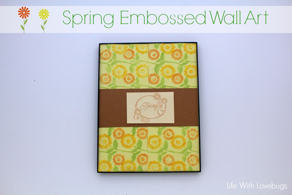 Spring Embossed Wall Art