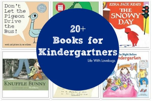 20+ Books for Kindergartners