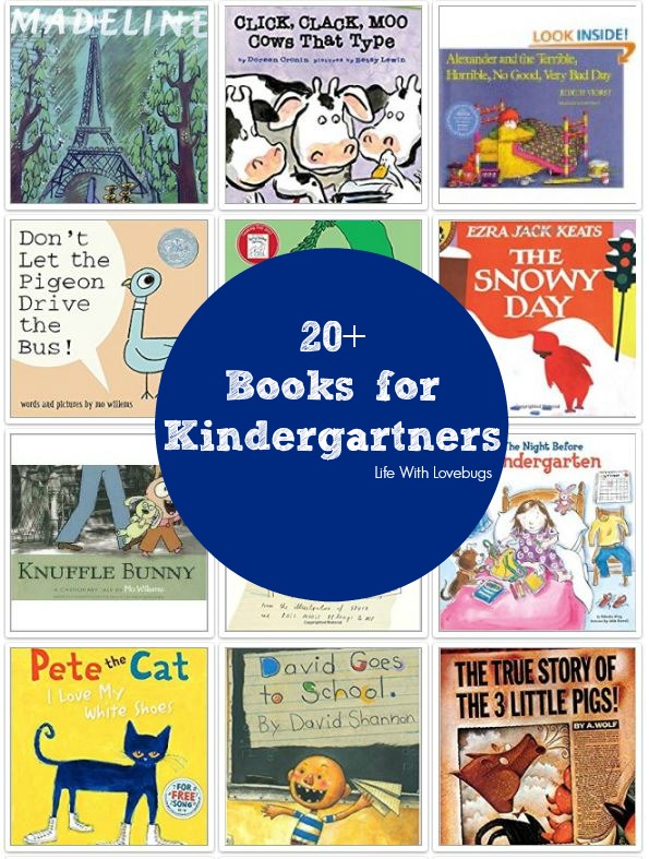 20+ Books for Kindergartners