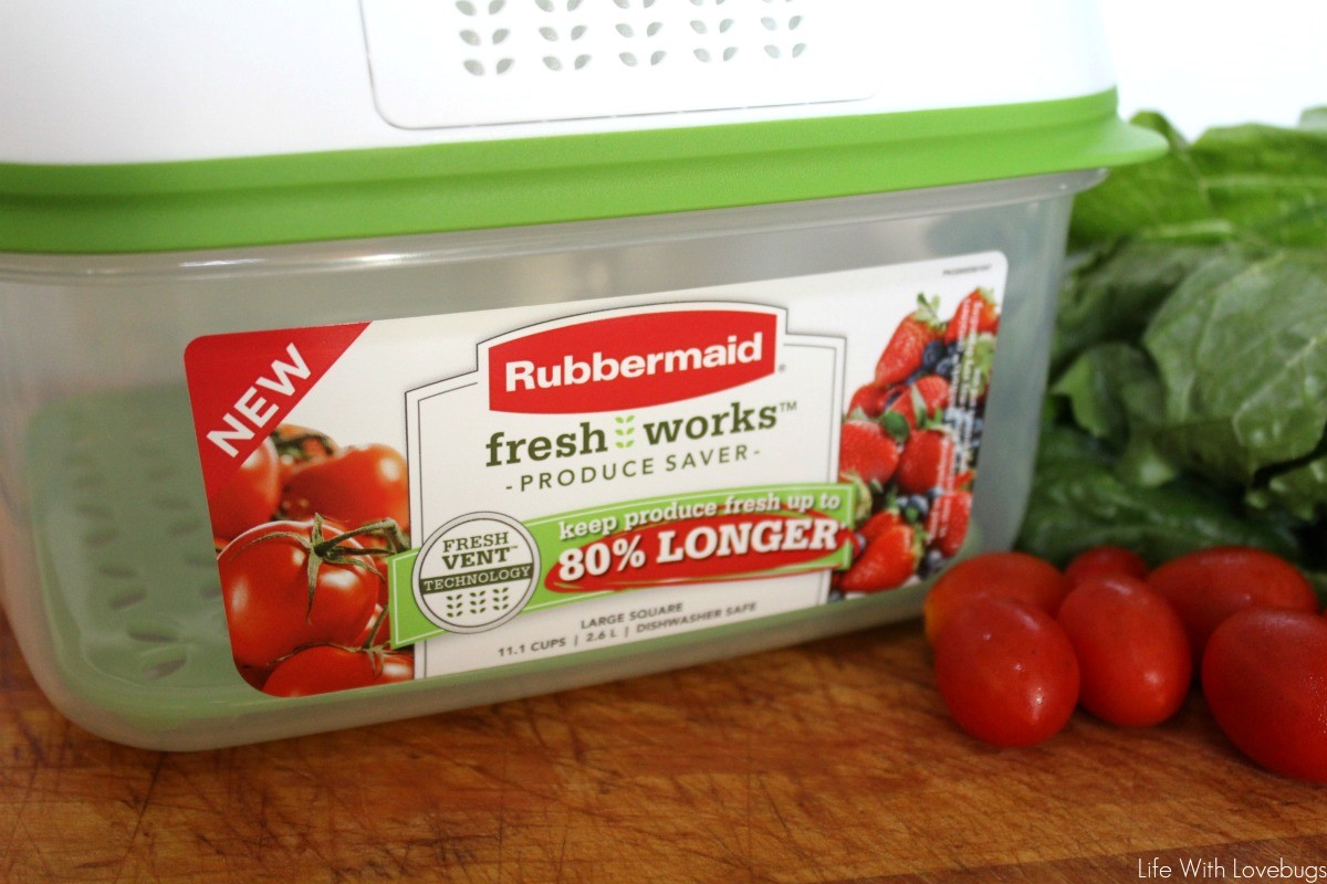 Keep Produce Fresh Longer with Rubbermaid FreshWorks™