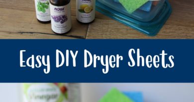 Natural Cleaning: Easy DIY Dryer Sheets
