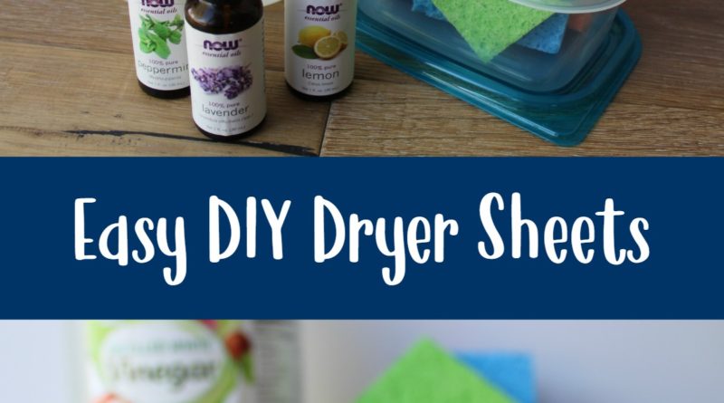 Natural Cleaning: Easy DIY Dryer Sheets