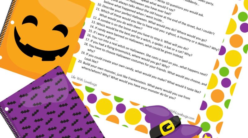 20 Halloween Creative Writing Prompts for Kids