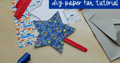 DIY Paper Fan Tutorial for Summer (Video)