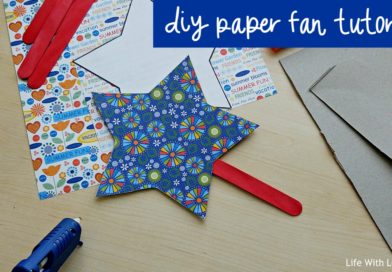 DIY Paper Fan Tutorial for Summer (Video)