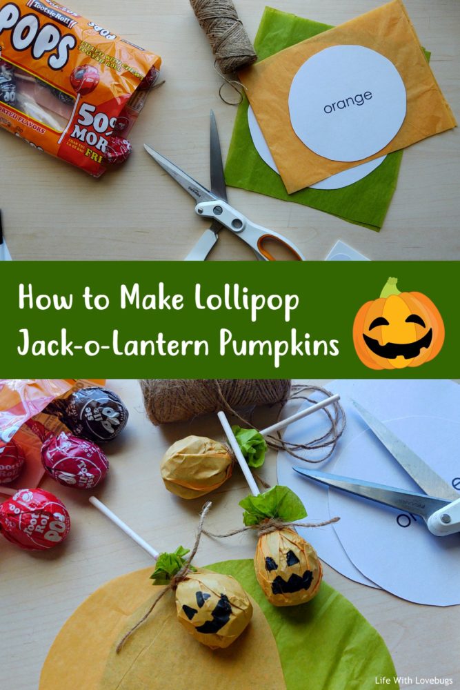 Easy Craft: How to Make Jack-o-Lantern Pumpkin Lollipops