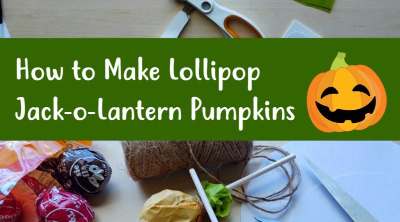 Easy Craft: How to Make Jack-o-Lantern Pumpkin Lollipops