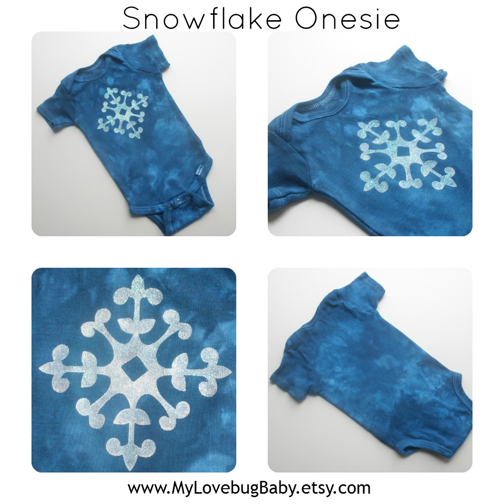 Imogene Oversized Wool Henley in Snowflake Print