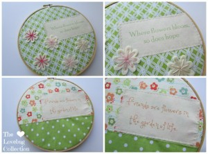 Springtime Hoop Art Giveaway