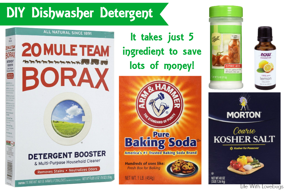 DIY Automatic Dishwasher Detergent