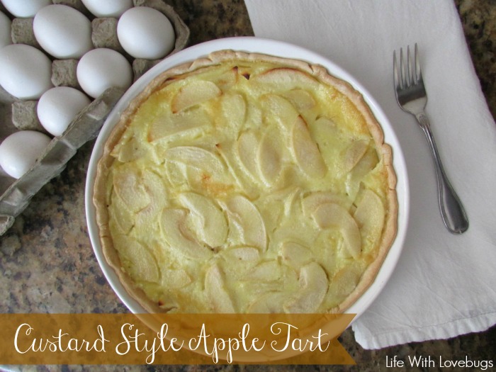 Custard Style Apple Tart