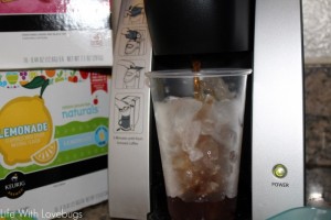Sparkling Iced Tea with Keurig Brew Over Ice
