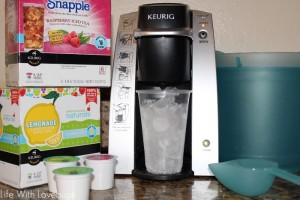 Sparkling Iced Tea with Keurig Brew Over Ice