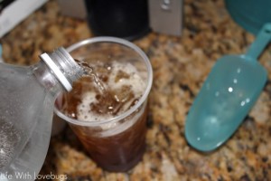 Sparkling Iced Tea with Keurig Brew Over Ice