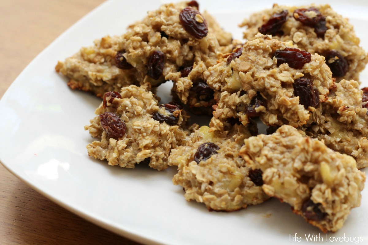 3 Ingredient Oatmeal Banana Cookies