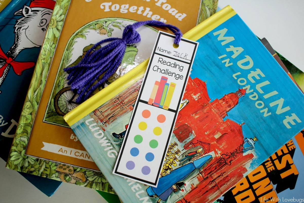 Reading Challenge Bookmarks (Printable) - Life With Lovebugs