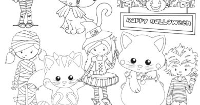 Printable Halloween Coloring Pages