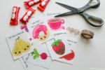 Printable Valentines Day Cards for Kids - Food Themed