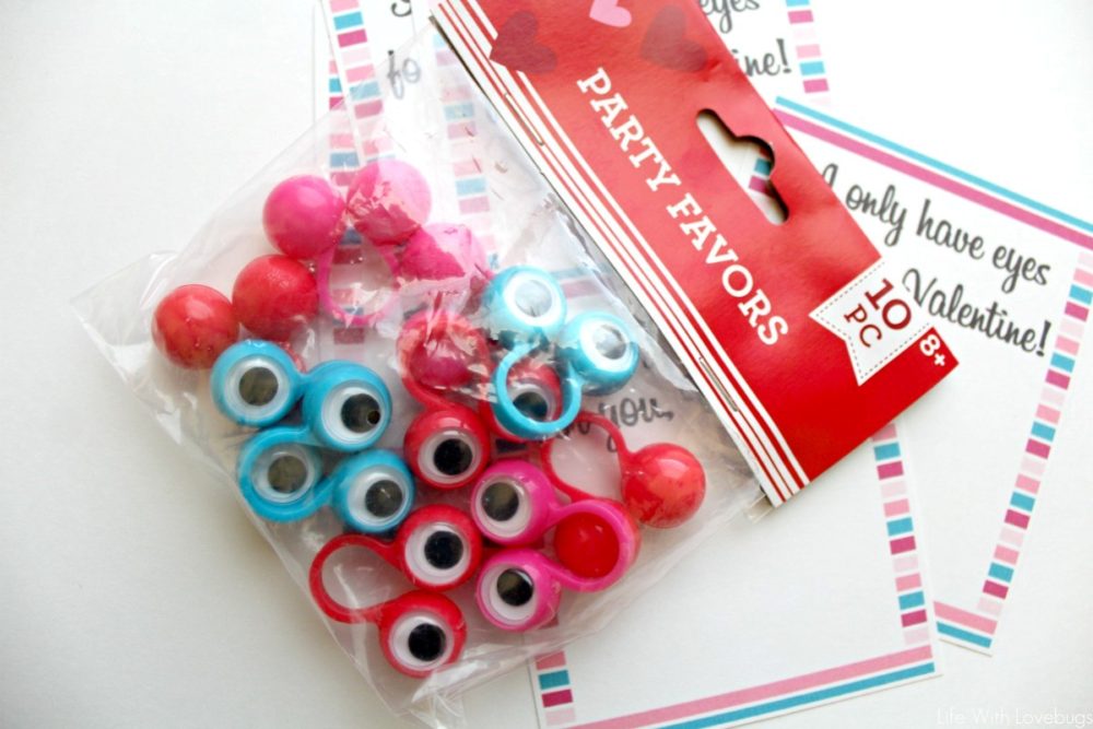 Googly Eyes Valentines with Printable Cards