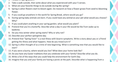 20 Spring Writing Prompts for Kids