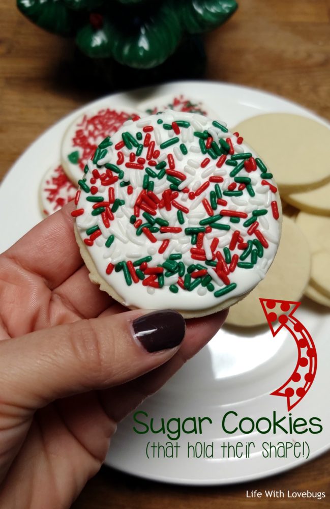 Sugar Cookies (that hold their shape!)